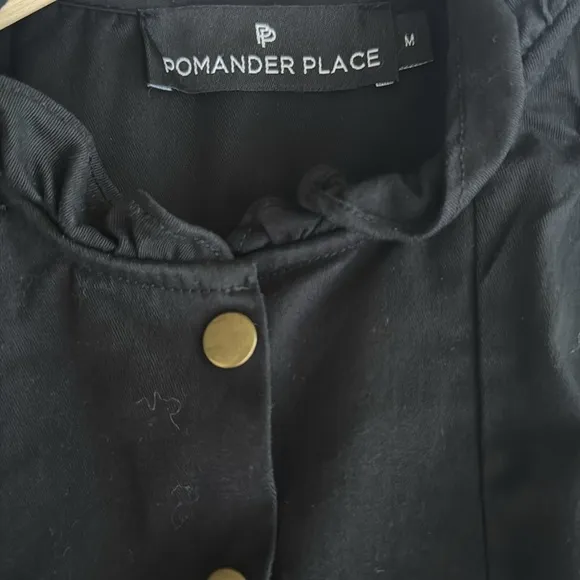 POMANDER PLACE Black Claiborne Dress size Medium