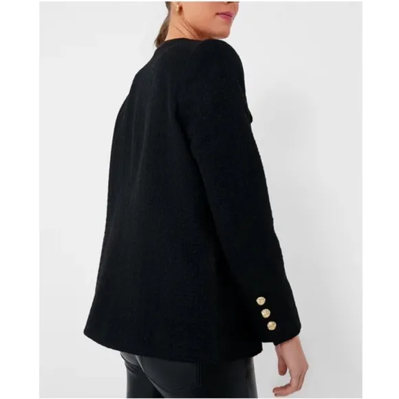 POMANDER PLACE Black Tweed Jennings Jacket