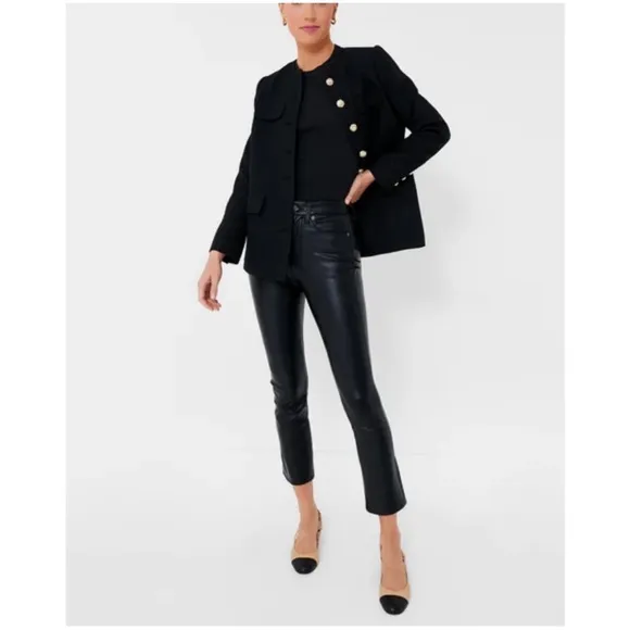 POMANDER PLACE Black Tweed Jennings Jacket