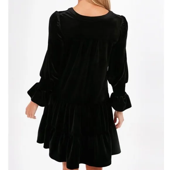 Pomander Place Black Velvet Kenzo Dress
