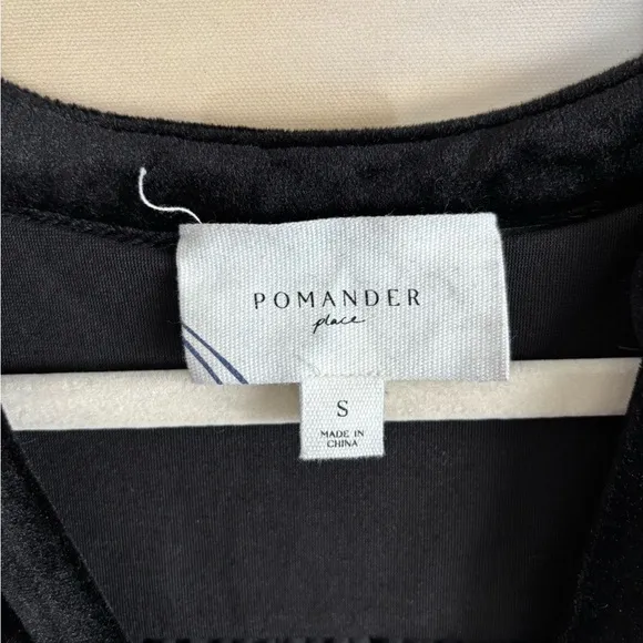 POMANDER PLACE Black Velvet Kenzo Dress