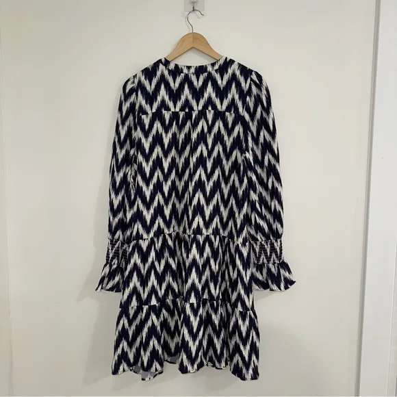 POMANDER PLACE By Tuckernuck Navy Ikat Kenzo Dress sz XL