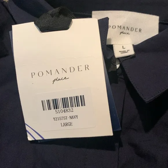 POMANDER PLACE Navy Mabel Maxi Dress