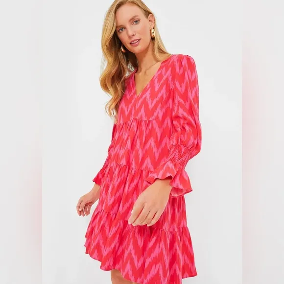 POMANDER PLACEHot Pink Ikat Kenzo Dress