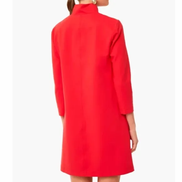 Poppy Red Ponte Clifton DressTUCKERNUCK