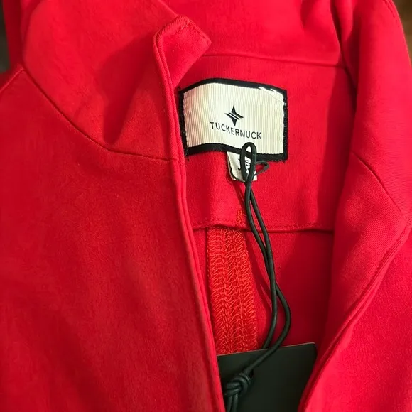 Poppy Red Ponte Clifton DressTUCKERNUCK