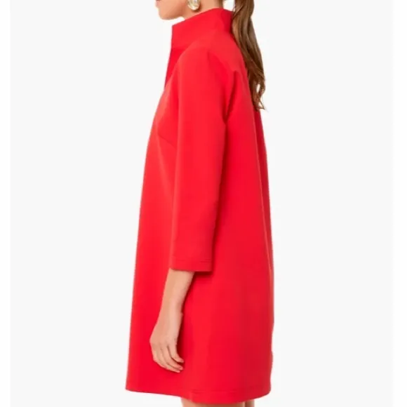 Poppy Red Ponte Clifton DressTUCKERNUCK