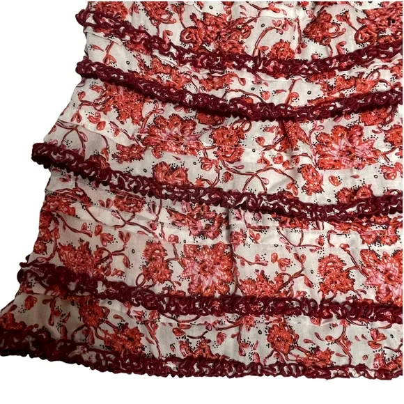 Poupette St Barth Printed Bibi Mini Skirt m