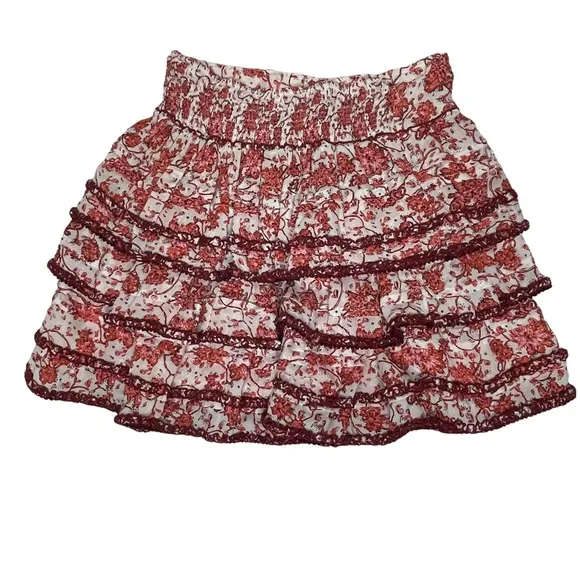Poupette St Barth Printed Bibi Mini Skirt m