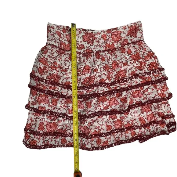 Poupette St Barth Printed Bibi Mini Skirt m