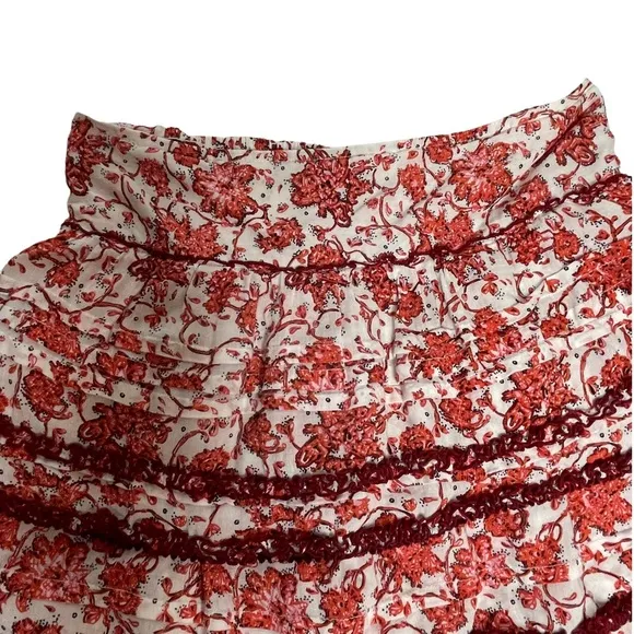 Poupette St Barth Printed Bibi Mini Skirt m