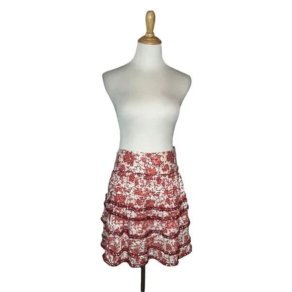 Poupette St Barth Printed Bibi Mini Skirt m