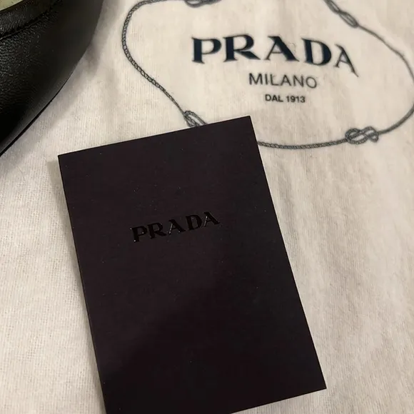 Prada black ballet flats