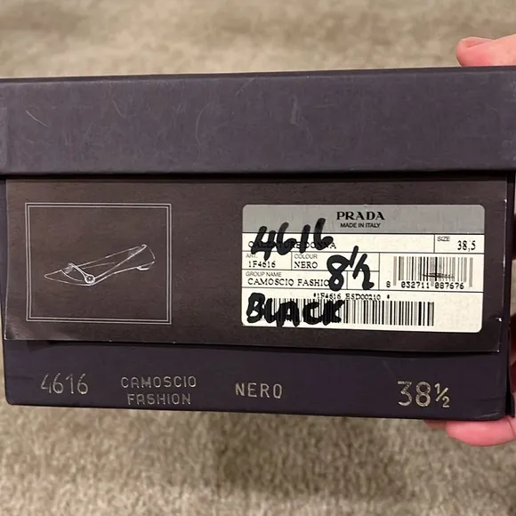 Prada black ballet flats