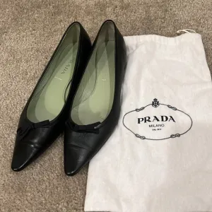Prada black ballet flats