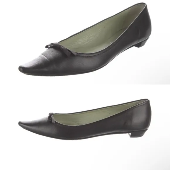 Prada black ballet flats