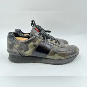 Prada Leather Camo Matchrace Sneakers Size 11