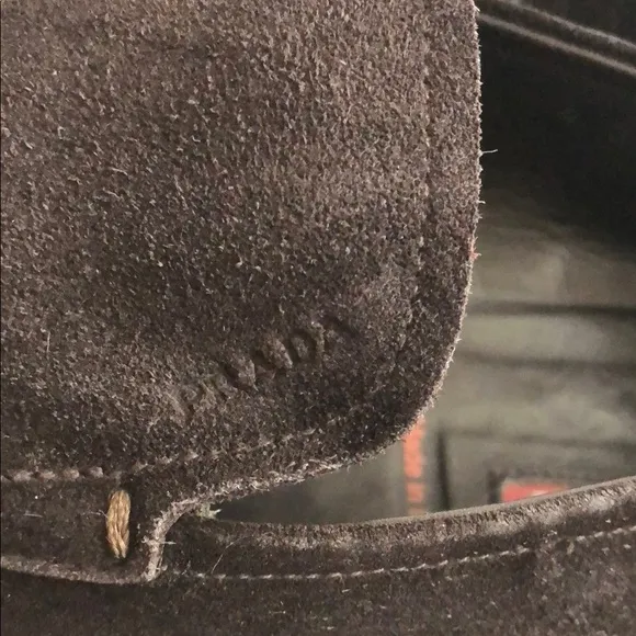 Prada Men's Brown Suede Loafers size 9