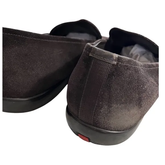 Prada Men's Brown Suede Loafers size 9