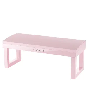Professional Nails Arm Rest for Manicure & Pedicure Technician Stations - Acetone Resistant & Waterproof (Pink)