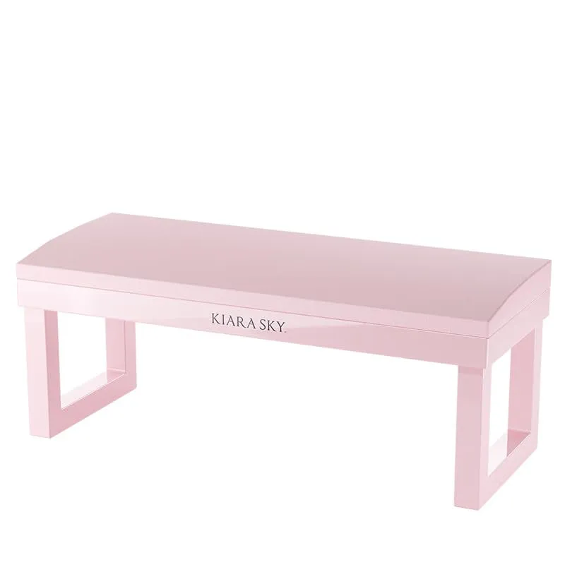 Professional Nails Arm Rest for Manicure & Pedicure Technician Stations - Acetone Resistant & Waterproof (Pink)
