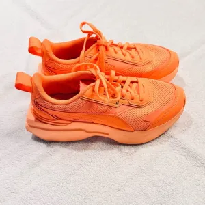 Puma Kosmo Rider Sorbet Low Womens Casual Shoes Orange 384047-01 Size 7