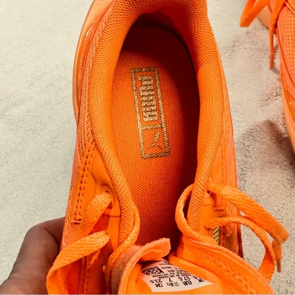 Puma Kosmo Rider Sorbet Low Womens Casual Shoes Orange 384047-01 Size 7