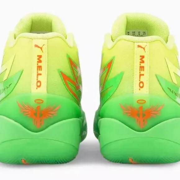 Puma MB.02 Nickelodeon Slime Basketball Sneakers - Size 10
