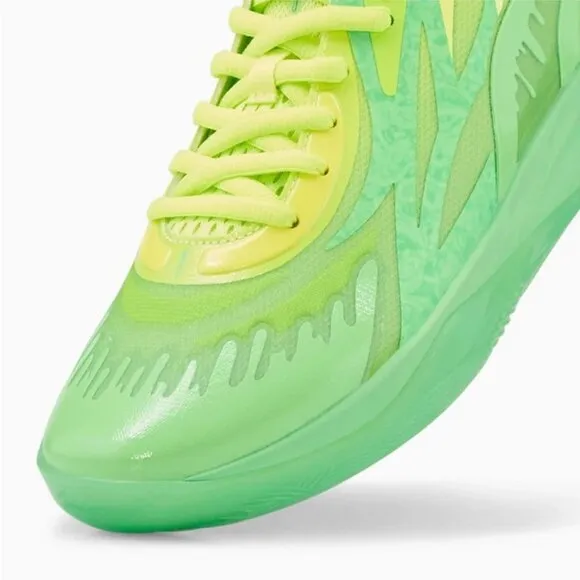 Puma MB.02 Nickelodeon Slime Basketball Sneakers - Size 10