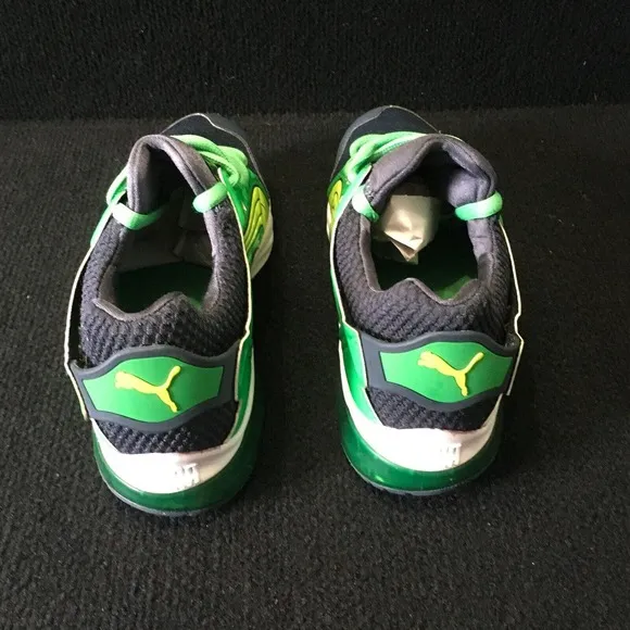 Puma Mens Power Tech Blaze 187443 03‎ Green Lace Up Sneaker Shoes Size 8.5