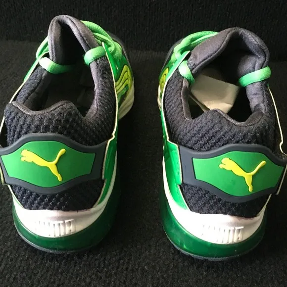 Puma Mens Power Tech Blaze 187443 03‎ Green Lace Up Sneaker Shoes Size 8.5