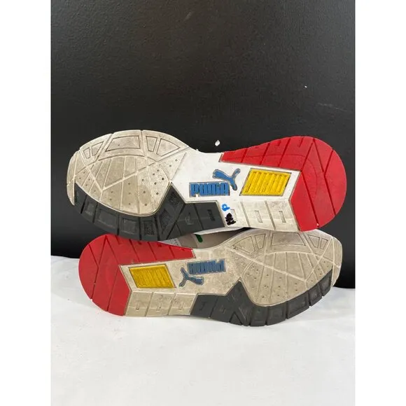 Puma Mirage Tech Game Mens White Multicolor Running Sneakers Size 6.5 SKU 6423