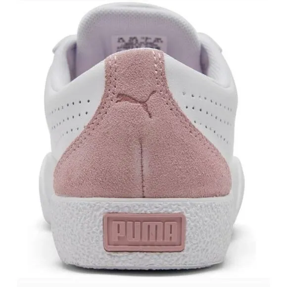 Puma Women's Love Perf White Pink Sneakers Trainers  Size 7.5 Retro Casual