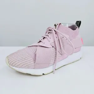Puma Womens Muse Evoknit Lace Up Sneakers 7 Winsome Orchid Stretch Sock Athletic