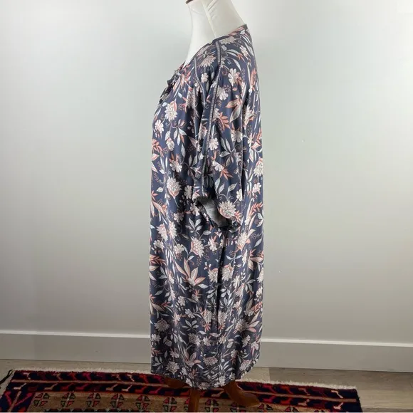 Pure Jill Floral Print Dress Women’s Medium Eco Friendly Viscose Super Soft