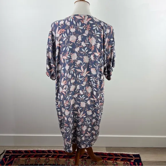 Pure Jill Floral Print Dress Women’s Medium Eco Friendly Viscose Super Soft