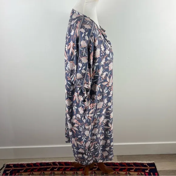 Pure Jill Floral Print Dress Women’s Medium Eco Friendly Viscose Super Soft