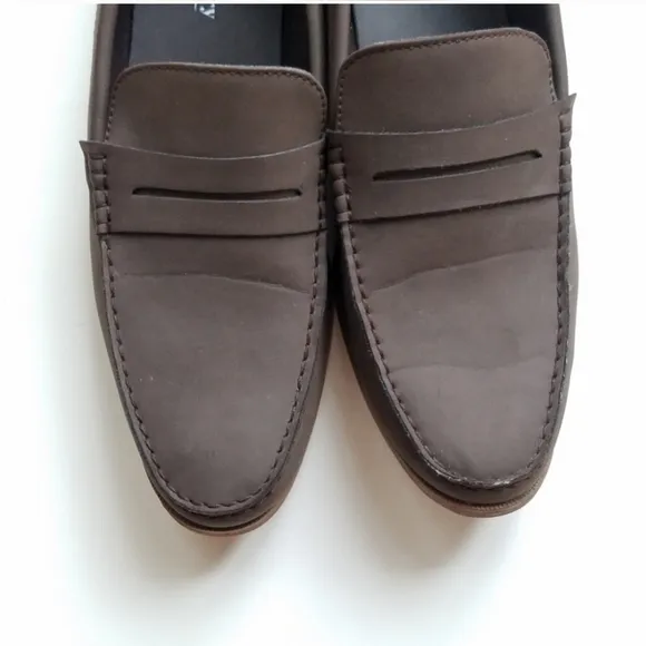 QUEENSBERRY LONDON Men's Oxford Slip-on Loafers Size 40