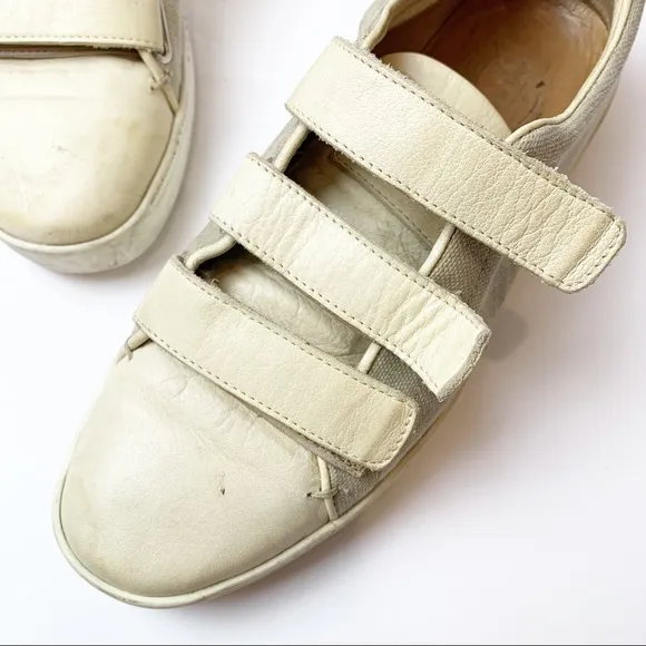 Rag &amp; Bone | Kent Tan Velcro Leather Sneakers