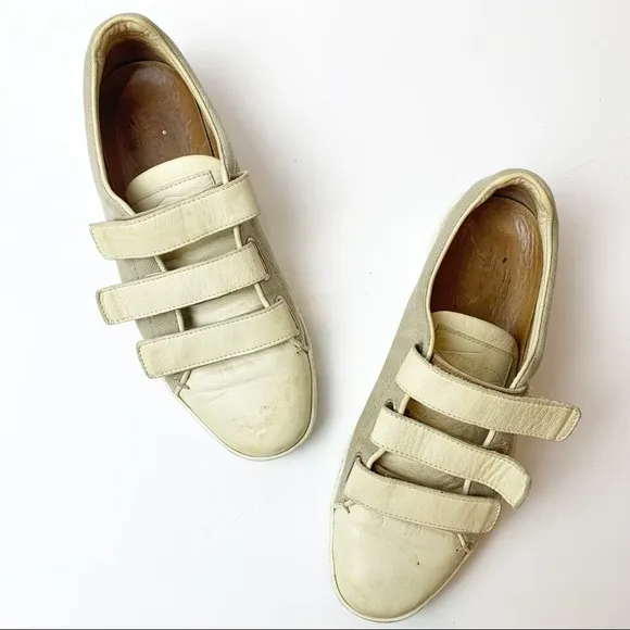 Rag &amp; Bone | Kent Tan Velcro Leather Sneakers