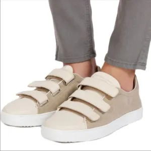 Rag &amp; Bone | Kent Tan Velcro Leather Sneakers