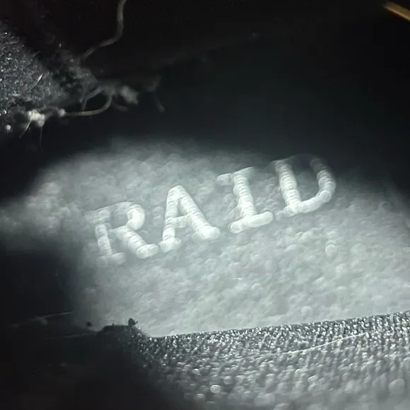 RAID White Chelsea Boots with Black Sole -Size
