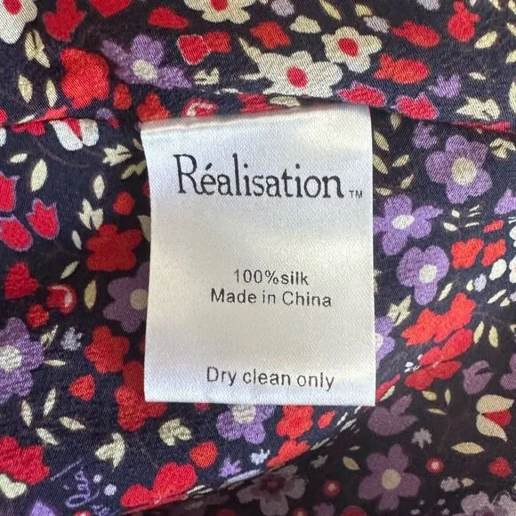 Réalisation Par Luella Silk Dress in Wildflower Size Medium