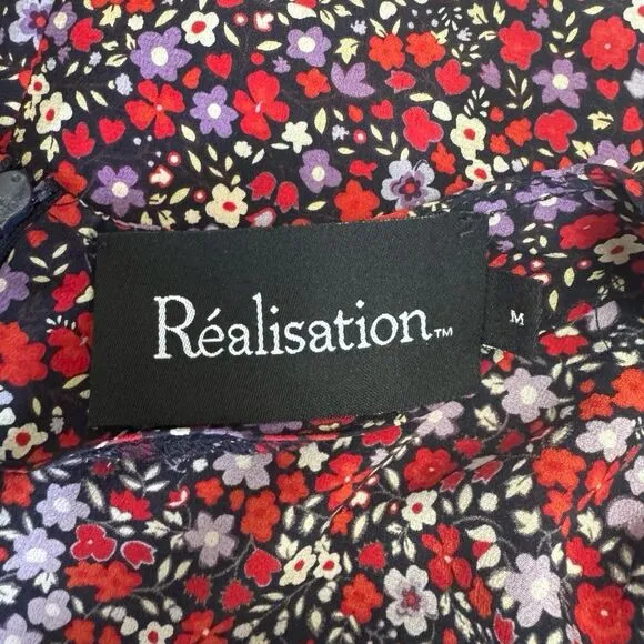 Réalisation Par Luella Silk Dress in Wildflower Size Medium
