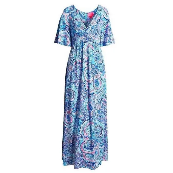 RARE! Lilly Pulitzer Women’s Maxi Dress 4 Small