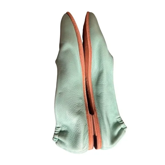 Rare ▶️ Pedro Garcia ◀️ Tiffany Blue Soft Leather Ballet Flats Size