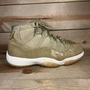 RARE Size W9/M7.5 - Nike Air Jordan 11 Retro “Neutral Olive” Sneakers AR0715-200