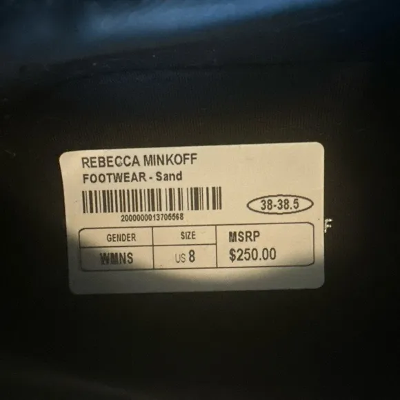 Rebecca Minkoff Python Print Slip-On Sneakers | Size 8