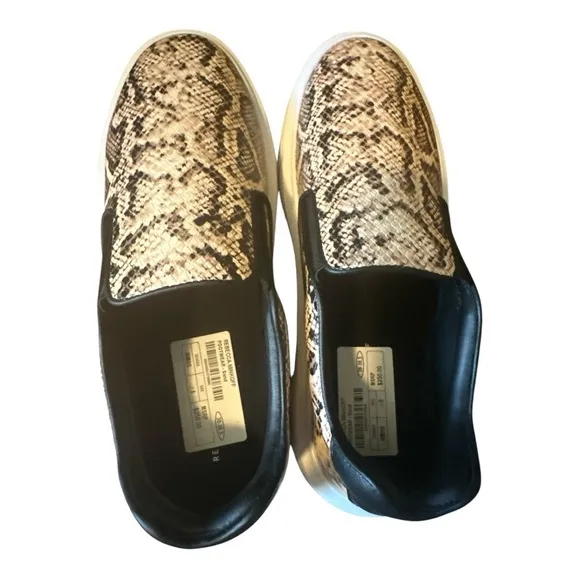 Rebecca Minkoff Python Print Slip-On Sneakers | Size 8