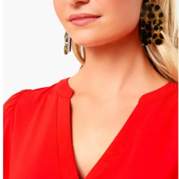 Red Crepe Kenzo DressPOMANDER PLACE